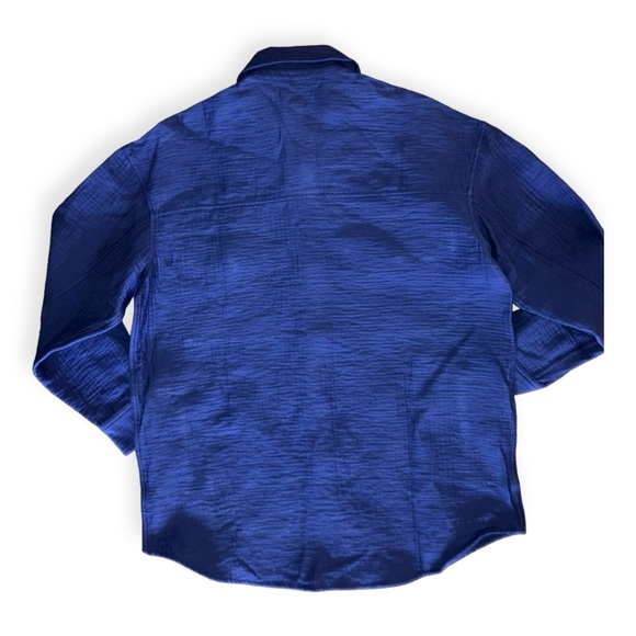 Madewell Womens Blue Superoversized Shirt Jacket - Picture 4 of 8